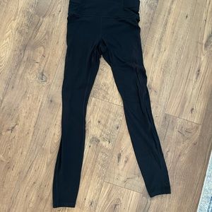 Athleta Black Leggings- Aura heel tight